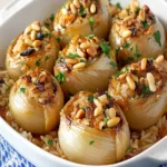 Stuffed Onions with Rice and Pine Nuts First Image First Image