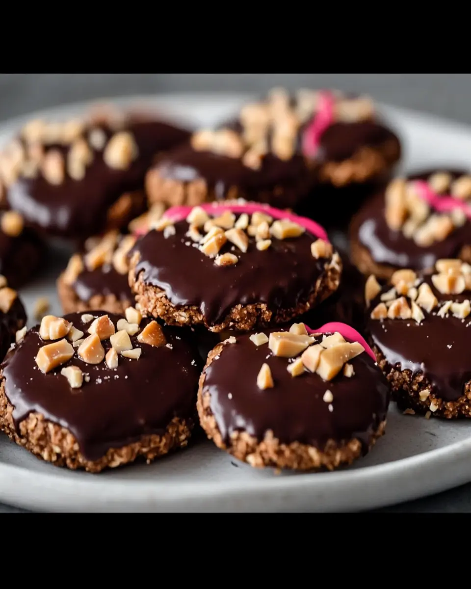 No-Bake Chocolate Peanut Butter Cookies First Image First Image