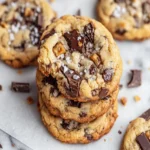 Millionaire Toffee Chocolate Chunk Cookies First Image First Image