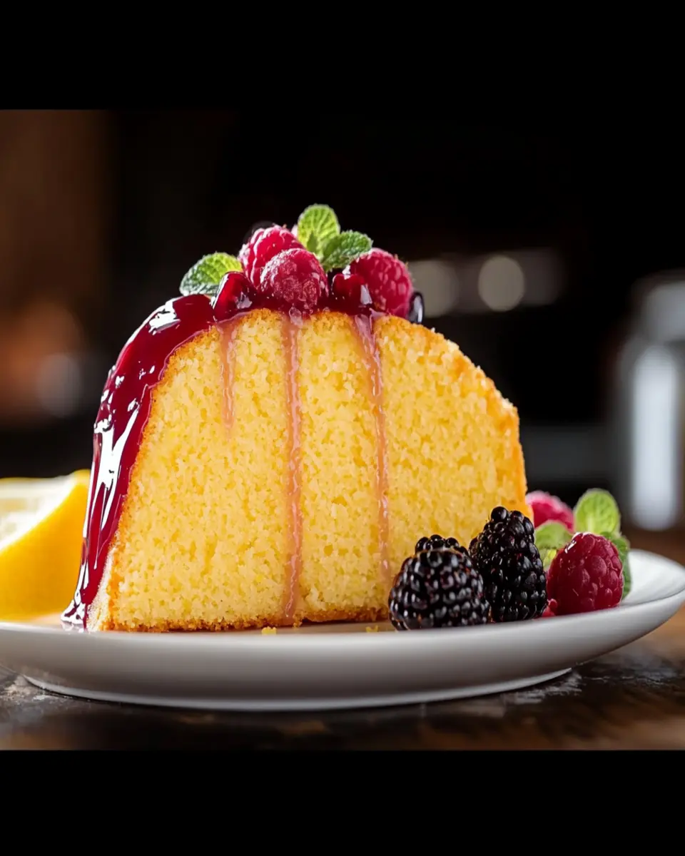 Blender Pound Cake: Moist, Creamy, and Irresistibly Sweet! First Image First Image