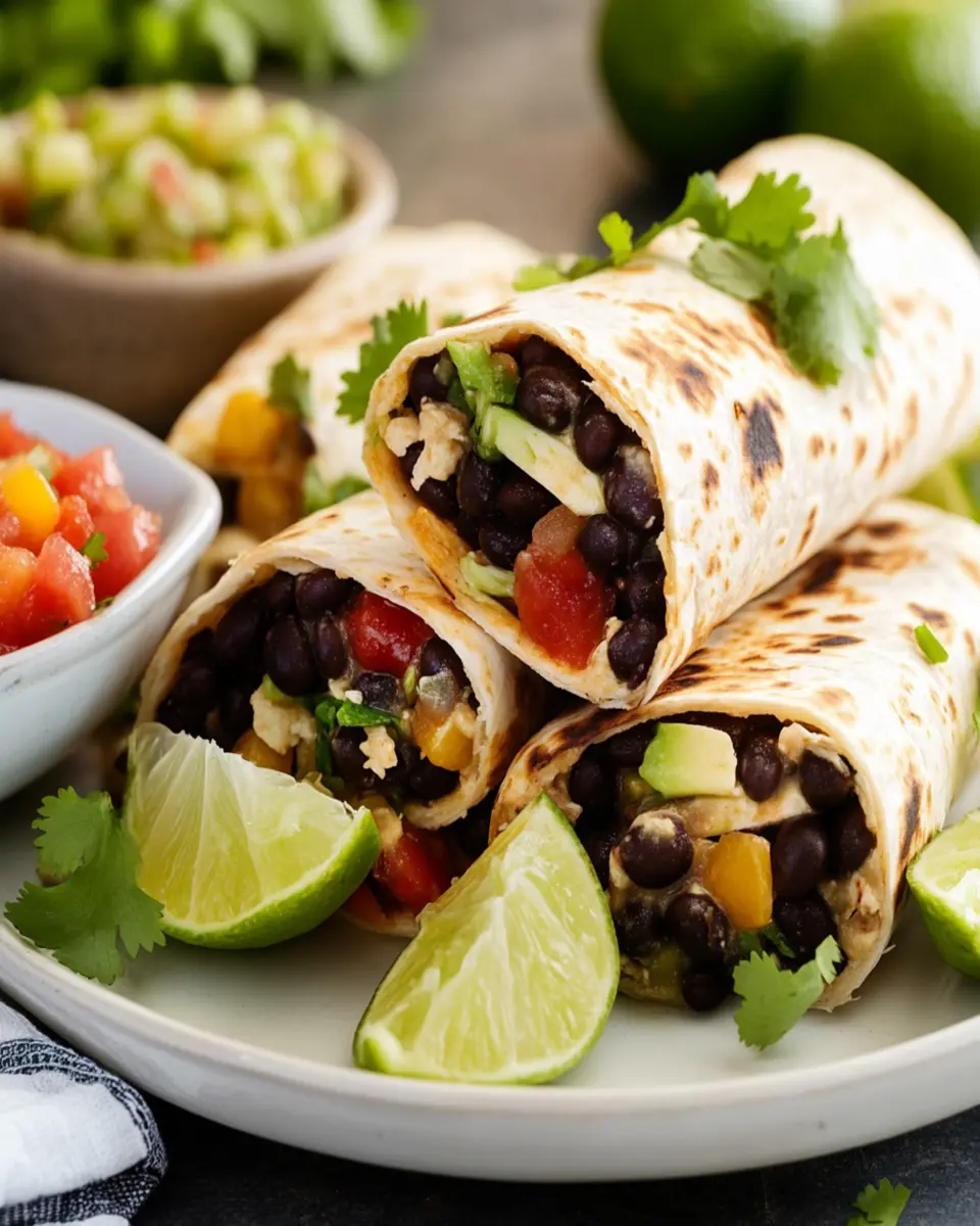 Black Bean Burritos First Image First Image