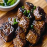Irresistible Steak Bites with Miso Ginger Dressing Recipe First Image First Image