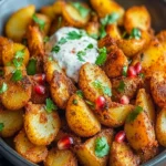 Crispy Chaat Masala Potatoes: A Flavor Explosion Recipe First Image First Image