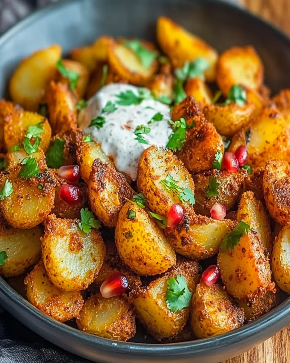 Crispy Chaat Masala Potatoes: A Flavor Explosion Recipe First Image First Image