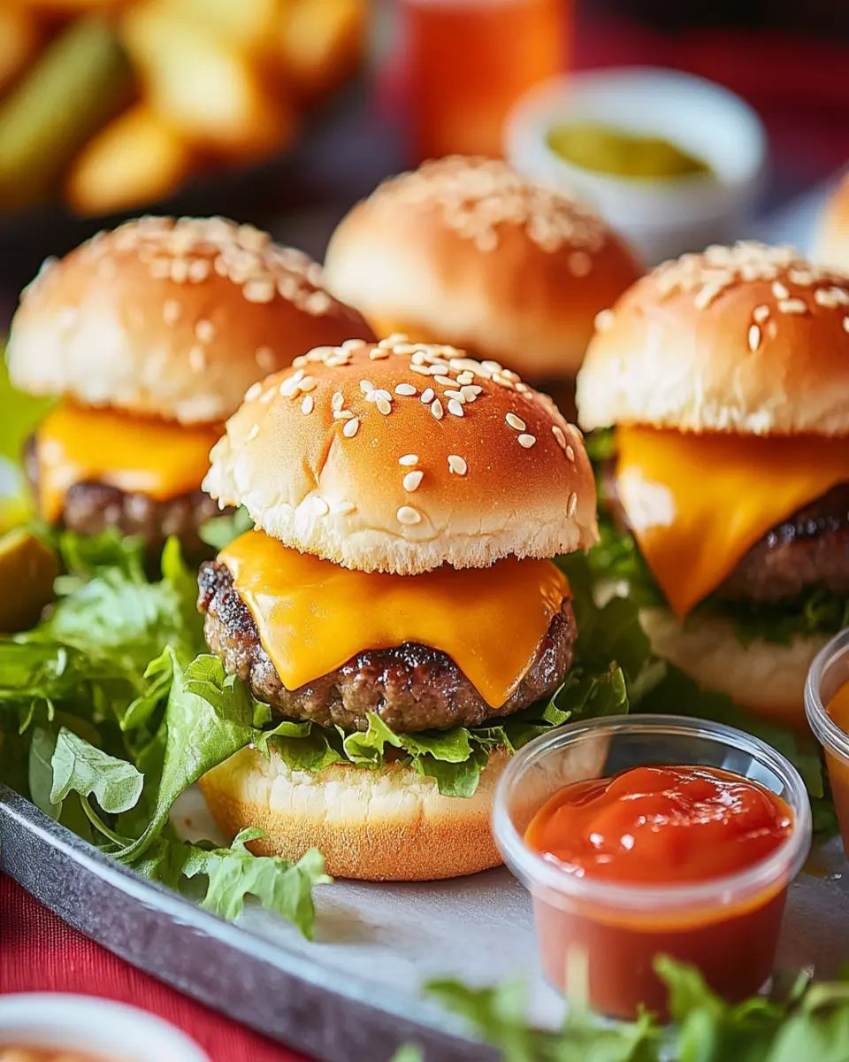 Irresistible Cheeseburger Sliders for Game Day Fun First Image First Image