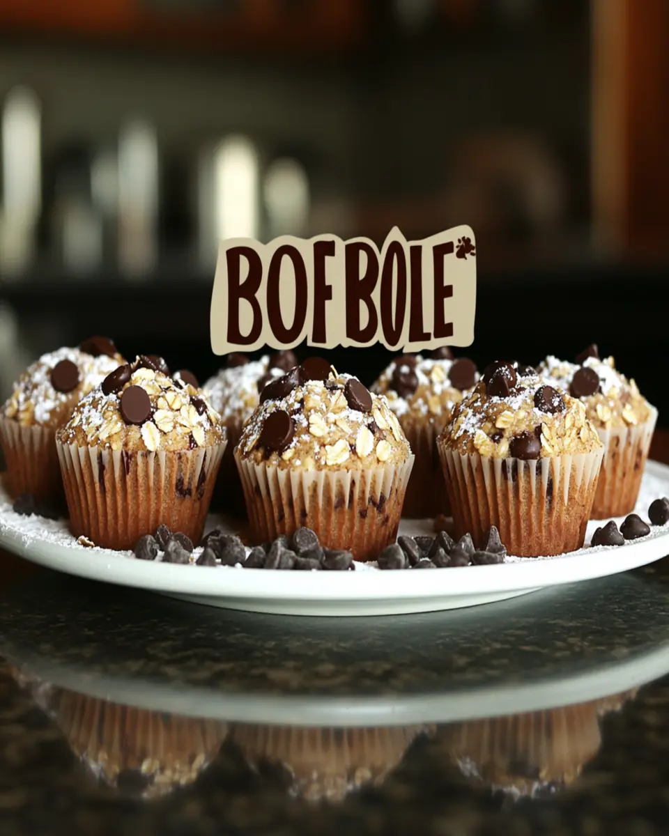 Oatmeal Chocolate Chip Muffins Recipe First Image First Image