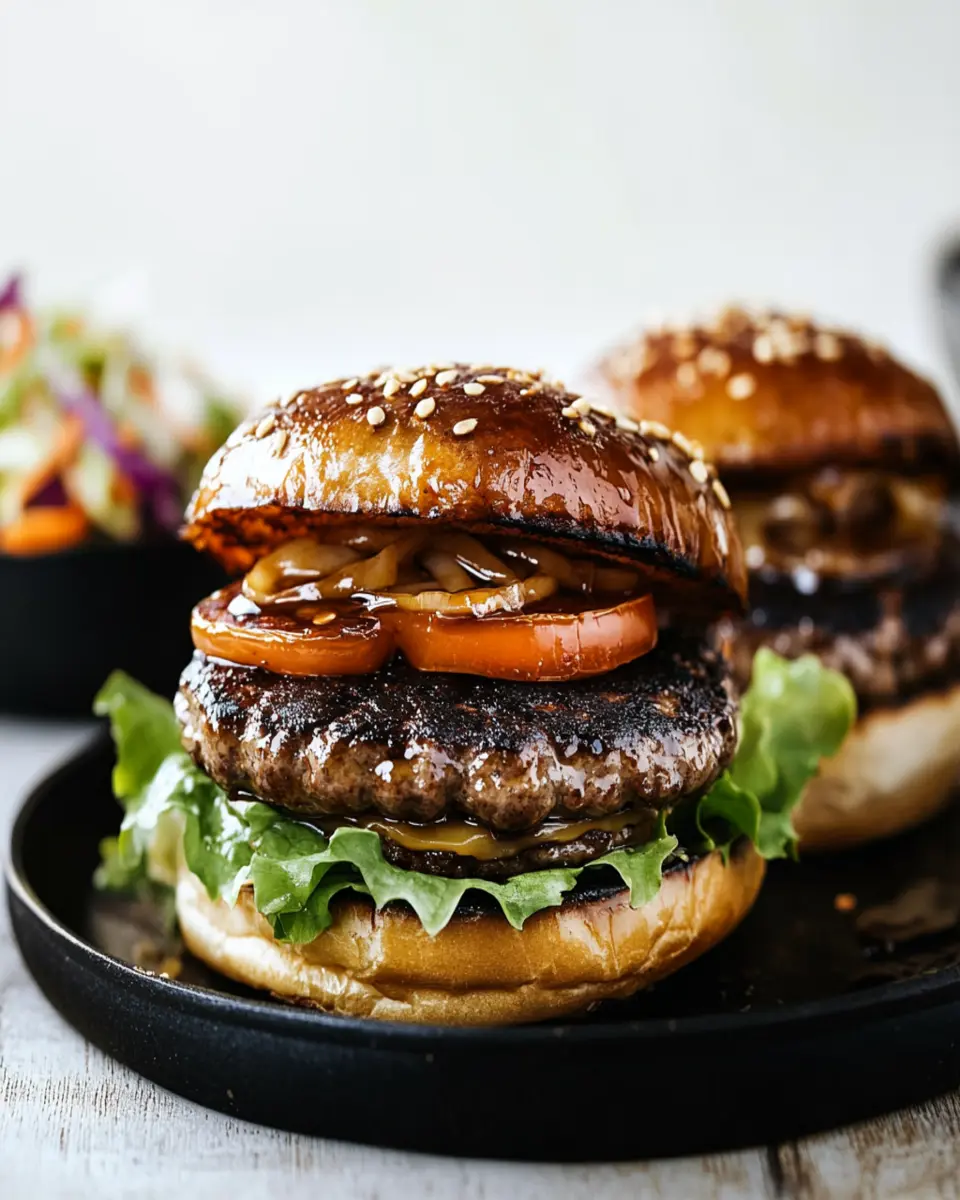 Grilled Teriyaki Burgers First Image First Image