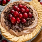 Chocolate Cherry Cheesecake Dip First Image First Image