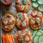 Easy Mini Lunchbox Pizzas- Kid-Friendly Snack Idea First Image First Image