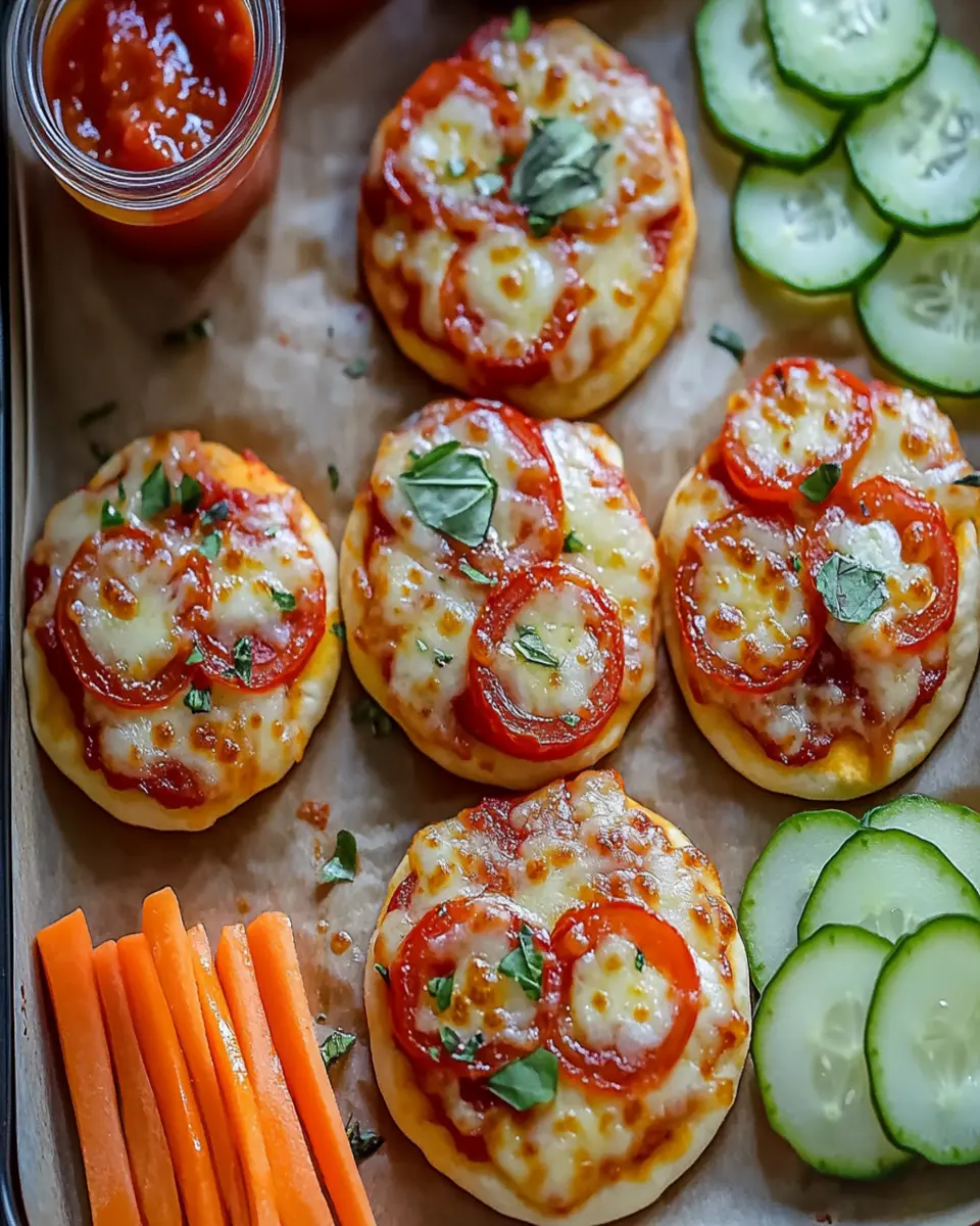 Easy Mini Lunchbox Pizzas- Kid-Friendly Snack Idea First Image First Image