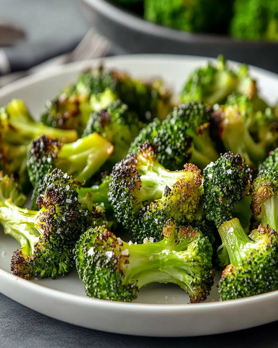 Irresistible Baked Broccoli: A Crunchy Veggie Delight First Image First Image