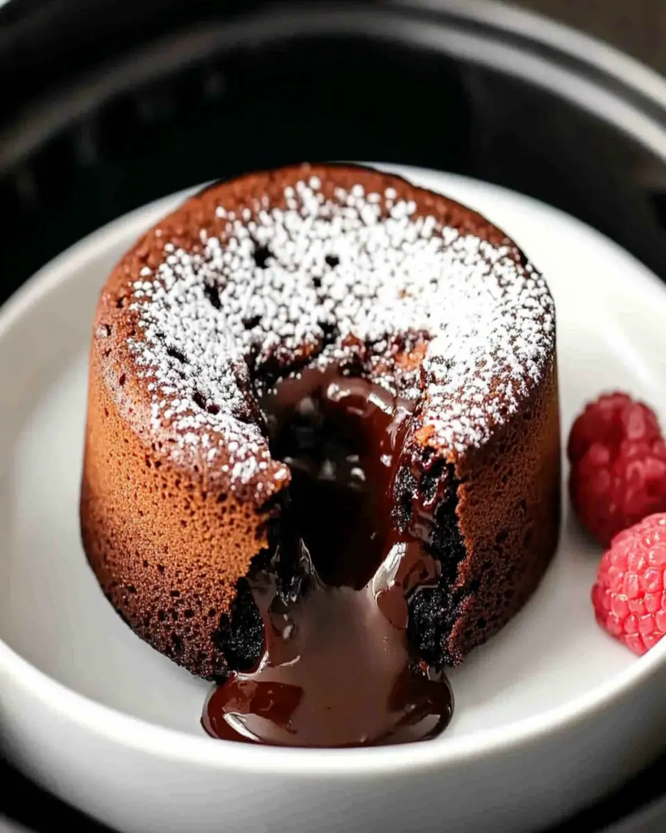 Air Fryer Lava Cake First Image First Image