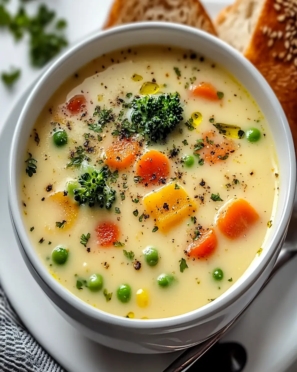 Creamy Vegetable Soup First Image First Image