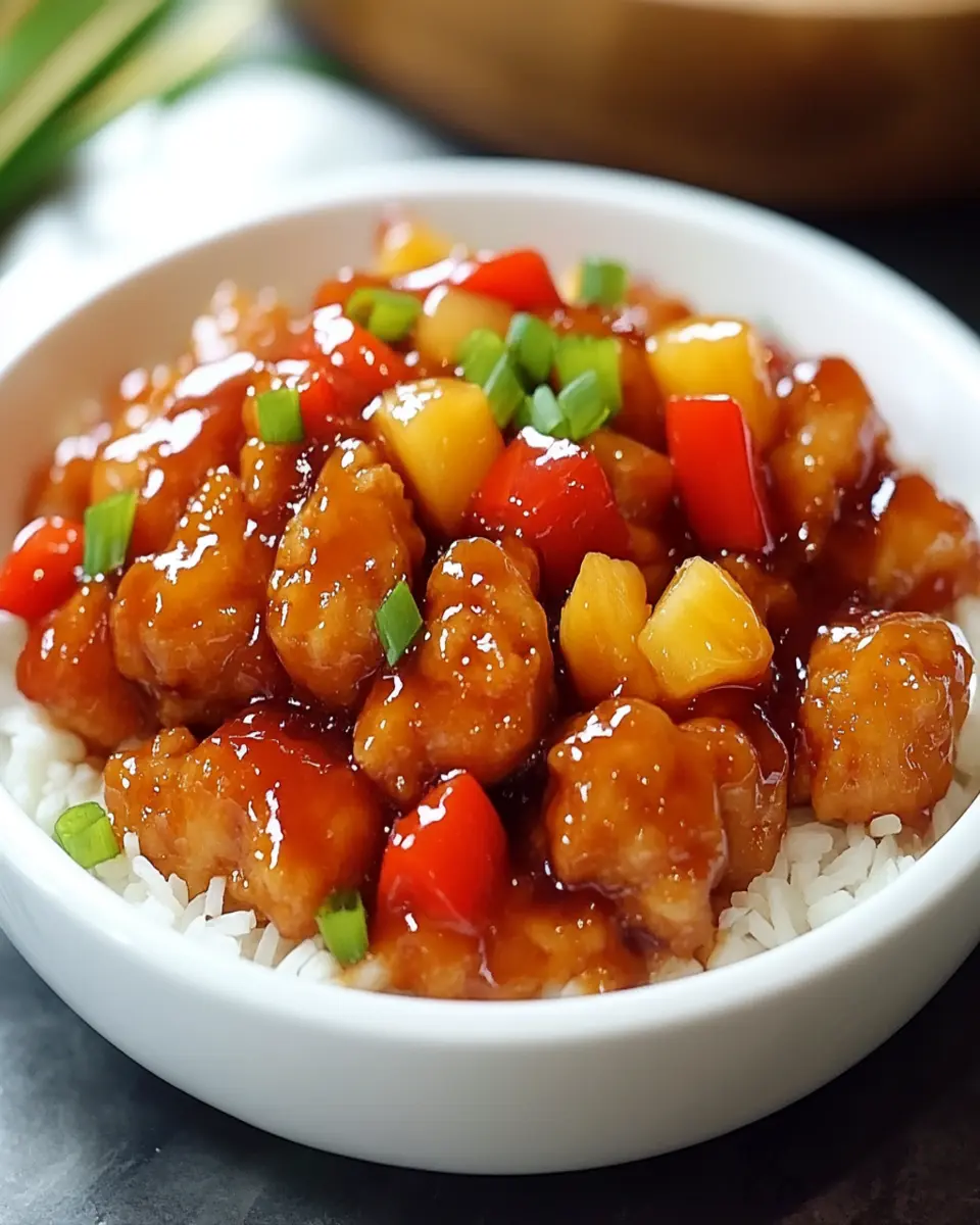 Baked Sweet and Sour Chicken First Image First Image