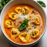 Cheesy Tomato Tortellini Soup First Image First Image