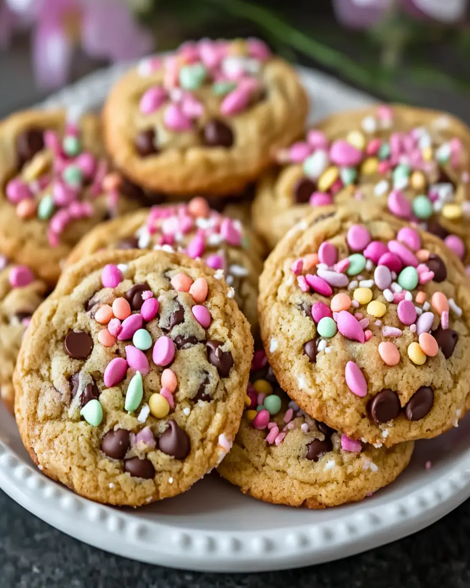 Easter Chocolate Chip Cookies First Image First Image