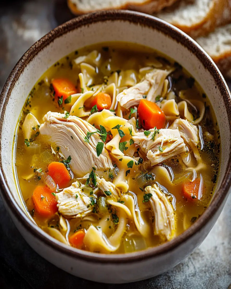 3-Ingredient Cozy Chicken Noodle Bowls First Image First Image