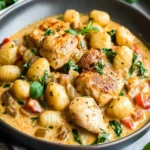 One-Pan Creamy Chicken and Gnocchi (Ready in About 30 Minutes) First Image First Image