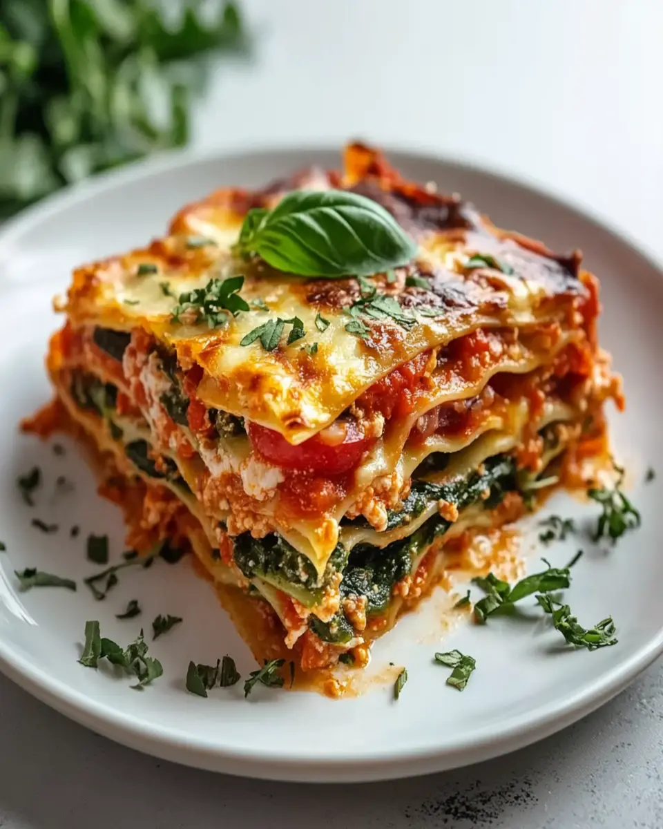High Protein Veggie Lasagna First Image First Image