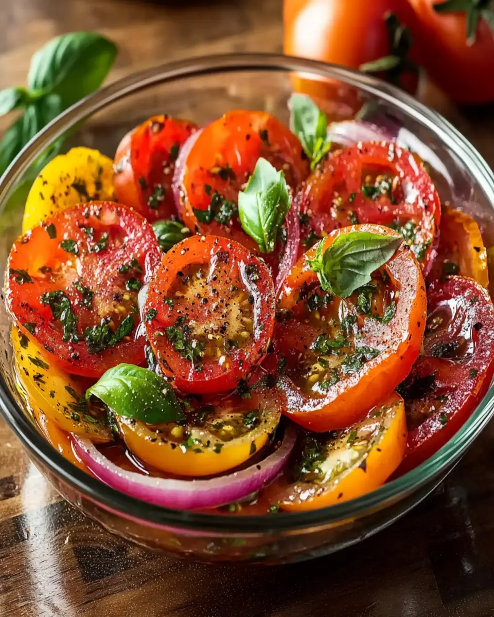 Marinated Tomato Salad First Image First Image