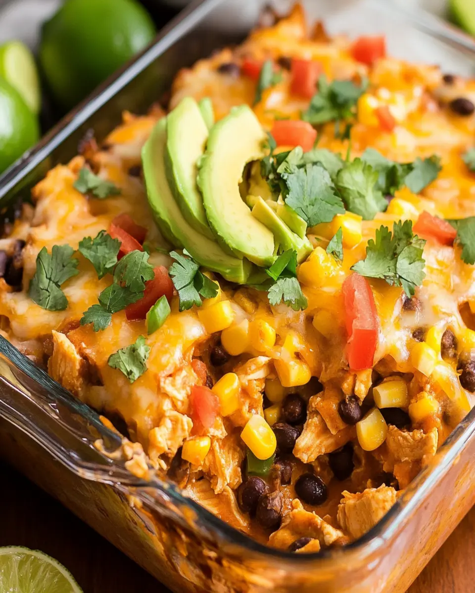 Chicken Burrito Casserole First Image First Image