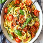 Healthy Tomato Zucchini Pasta Recipe First Image First Image