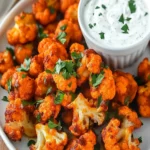 Baked Buffalo Cauliflower Bites First Image First Image
