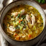 Savory Chicken and Cabbage Soup First Image First Image