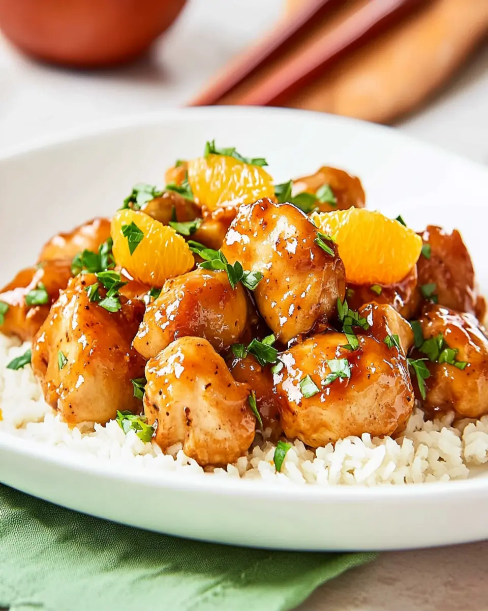 Slow Cooker Orange Chicken First Image First Image