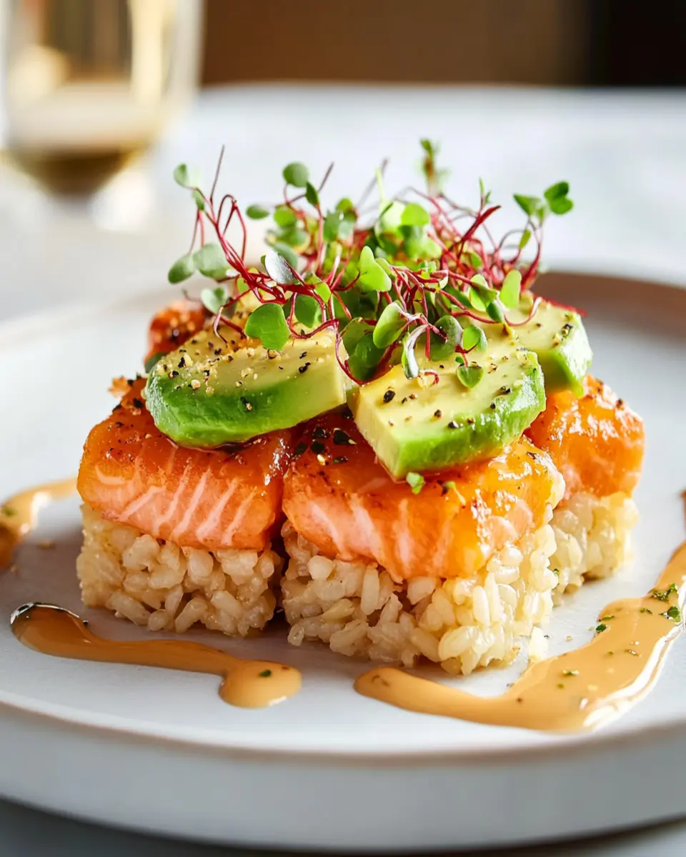 Crispy Rice Salmon First Image First Image