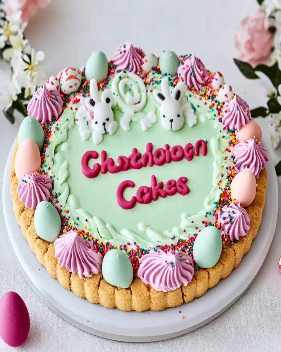 Easter Cookie Cake First Image First Image