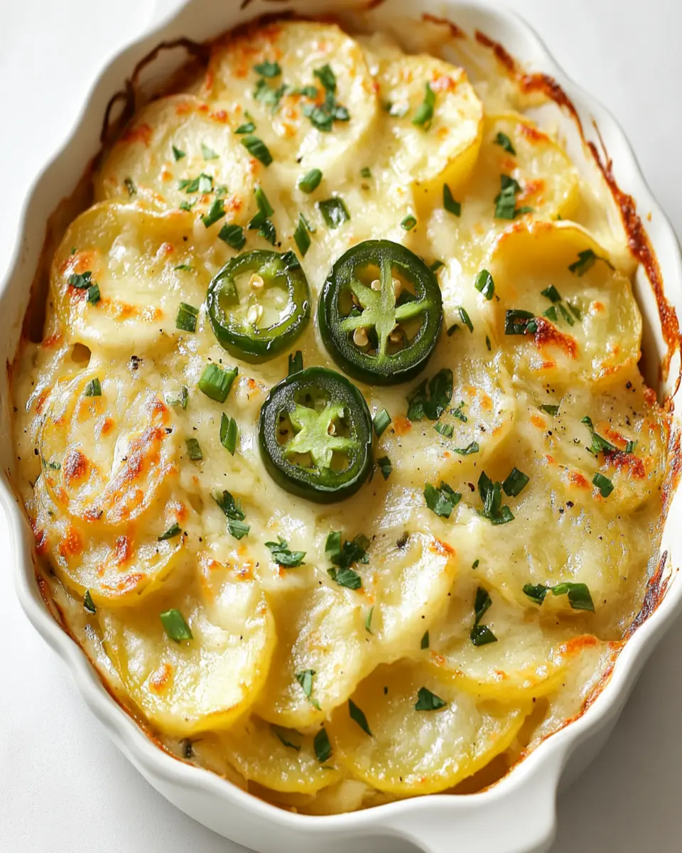 Cheesy Jalapeño Scalloped Potatoes First Image First Image