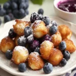 Mini Blueberry Fritters-Easy Sweet Bite Recipe First Image First Image