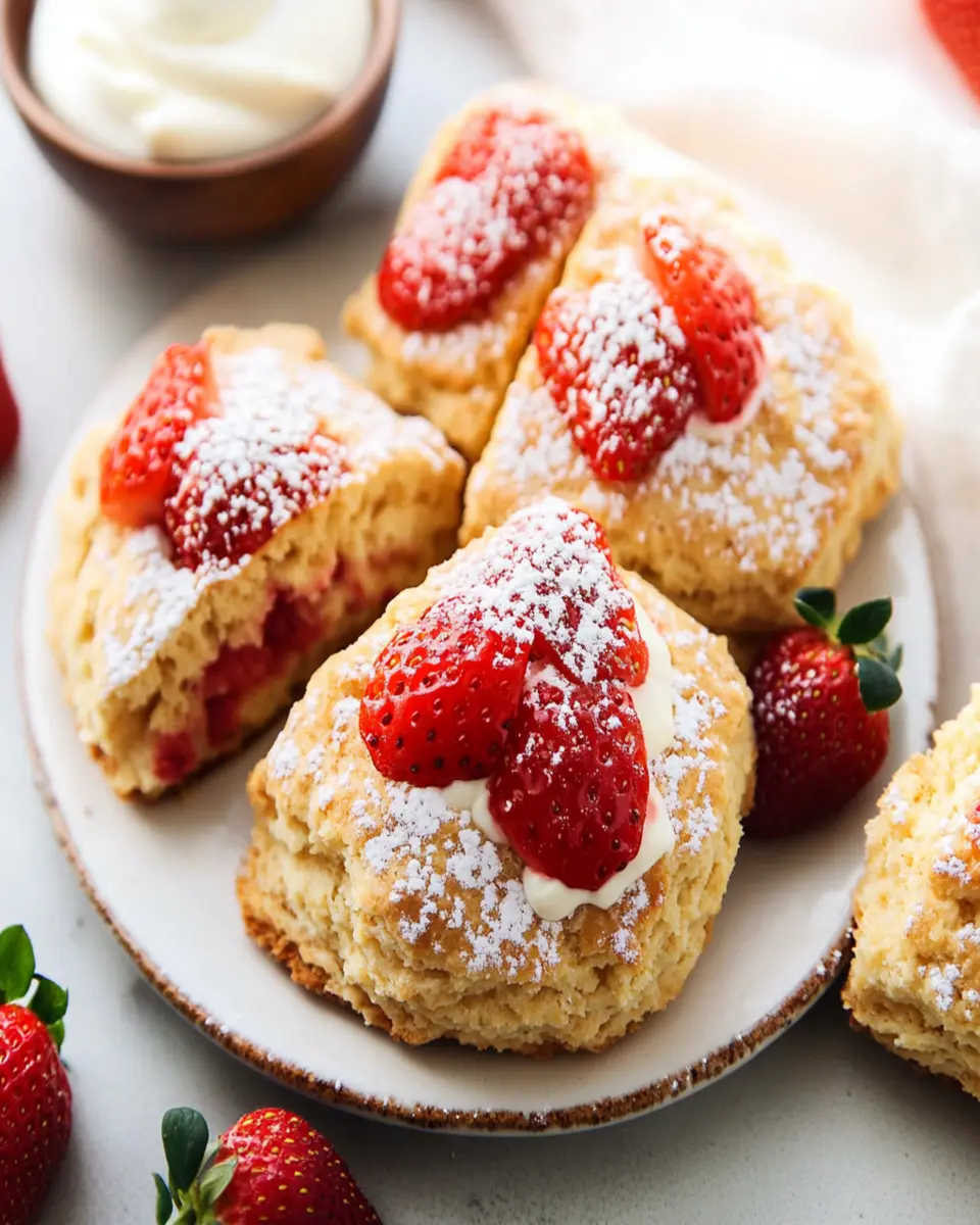 Strawberry Scones Recipe First Image First Image