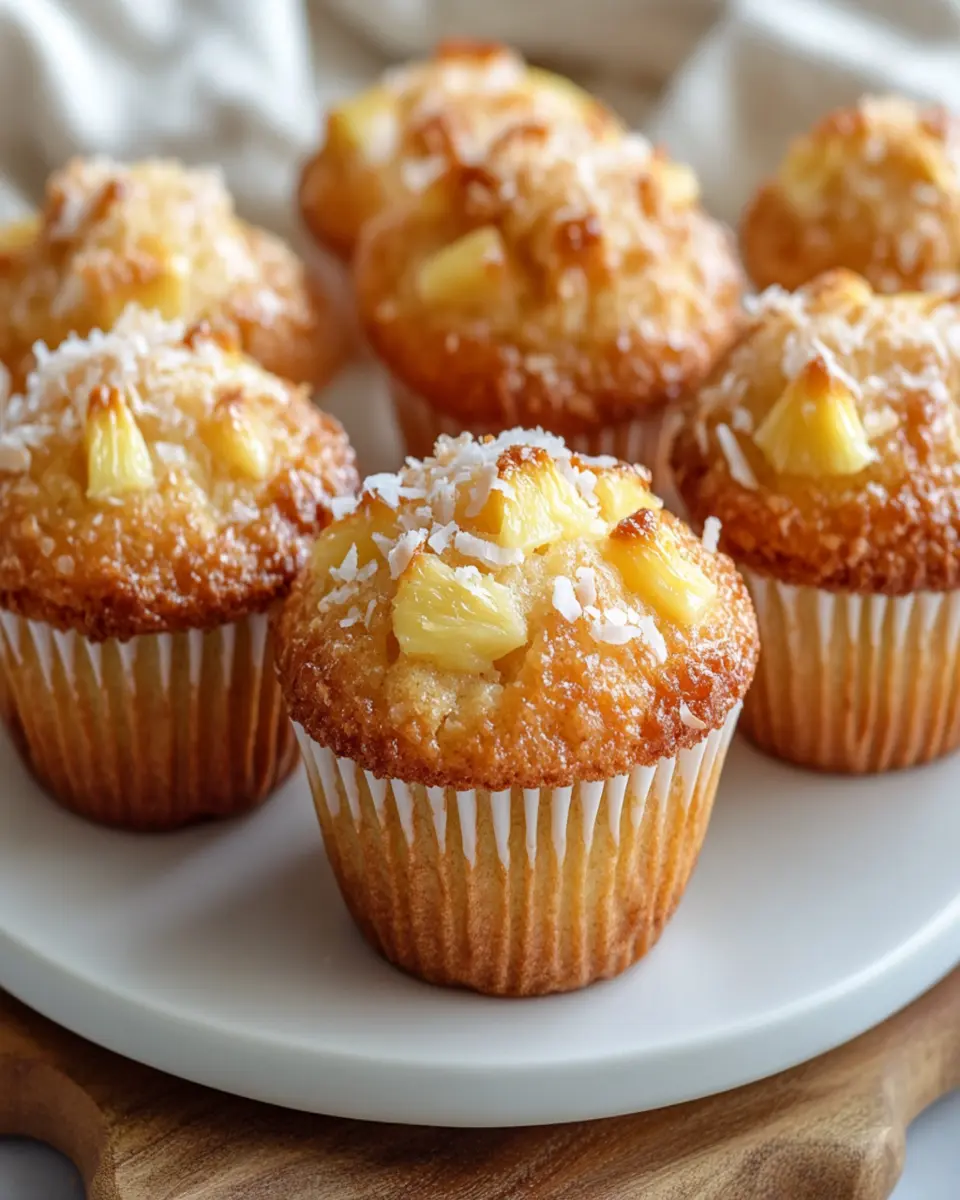 Hawaiian Pineapple Cake Muffins First Image First Image