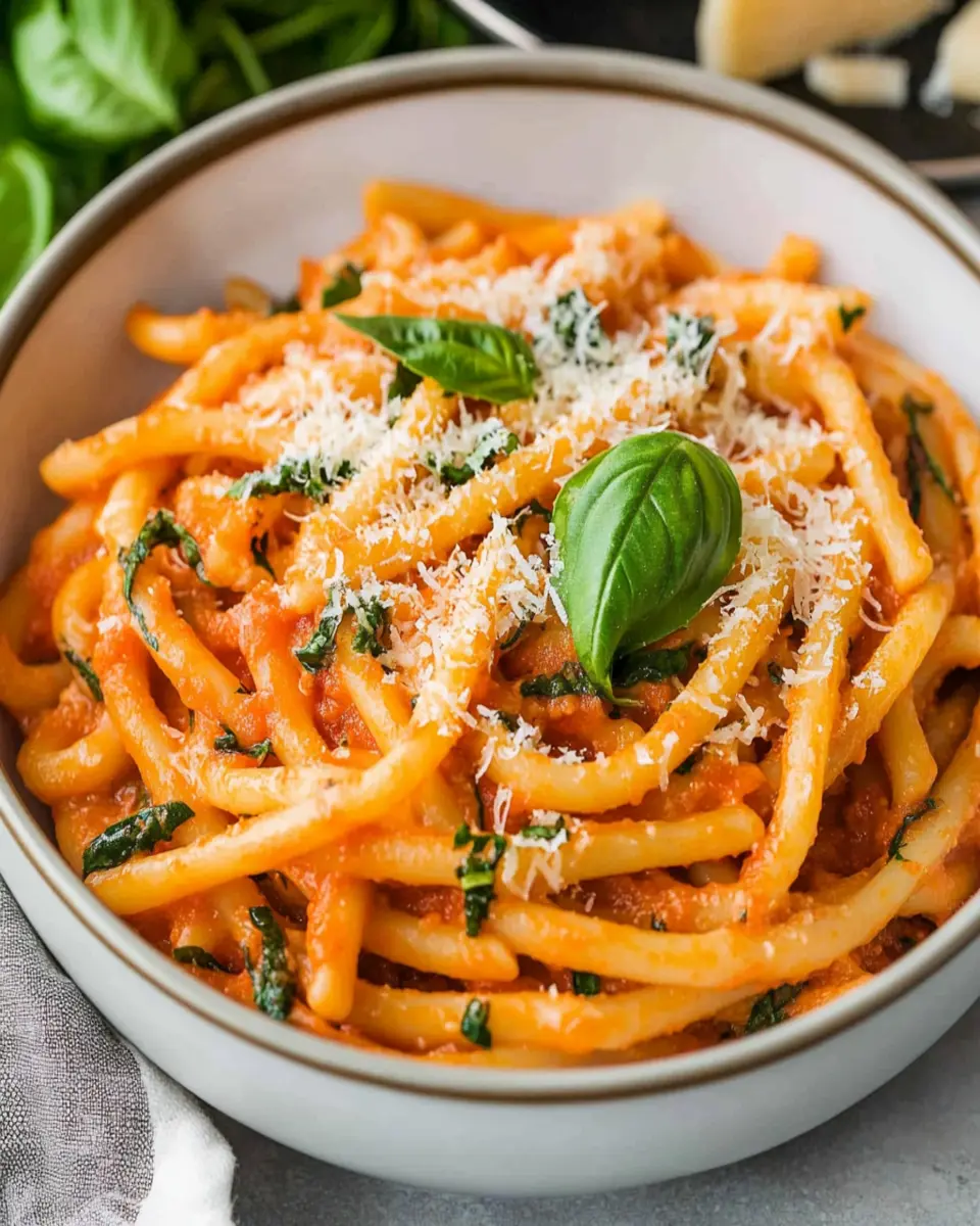 Creamy Tomato Basil Pasta First Image First Image