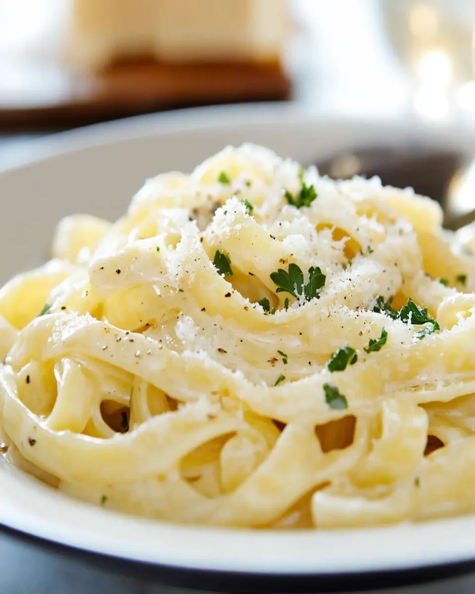 One Pot Creamy Garlic Fettuccine Alfredo First Image First Image