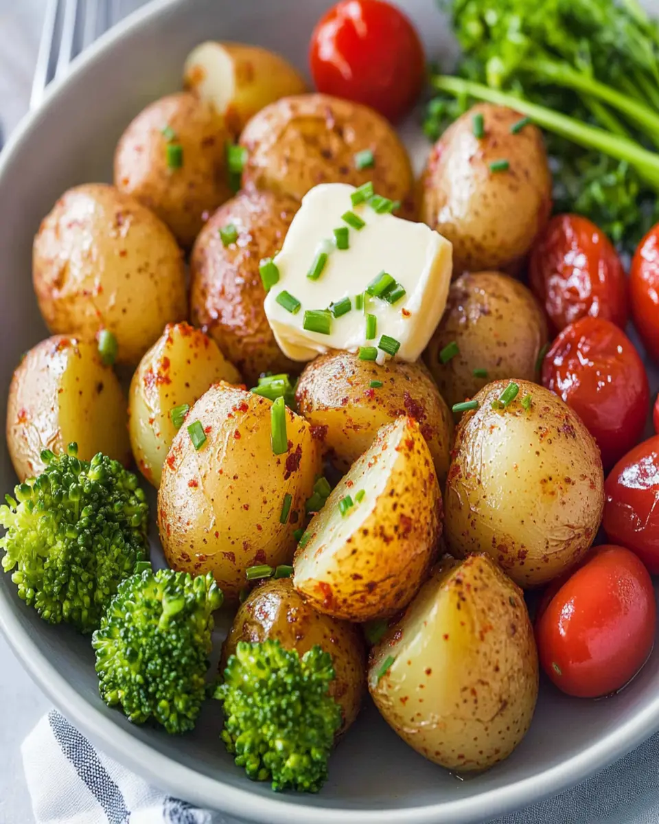 How to Cook Potatoes in the Microwave (Like a Baked Potato) First Image First Image