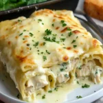 Chicken Alfredo Lasagna Roll Ups First Image First Image