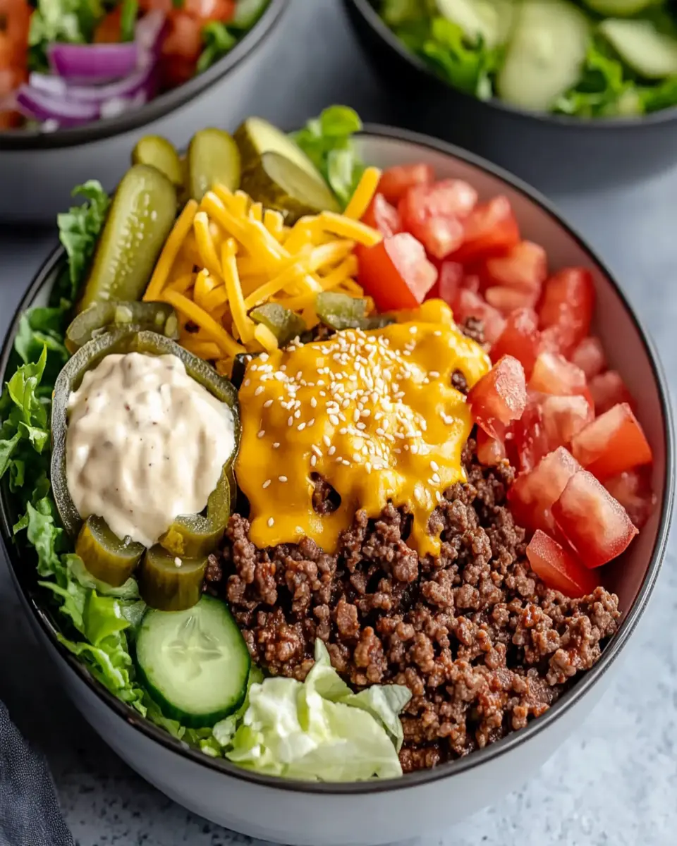 Cheeseburger Bowls First Image First Image