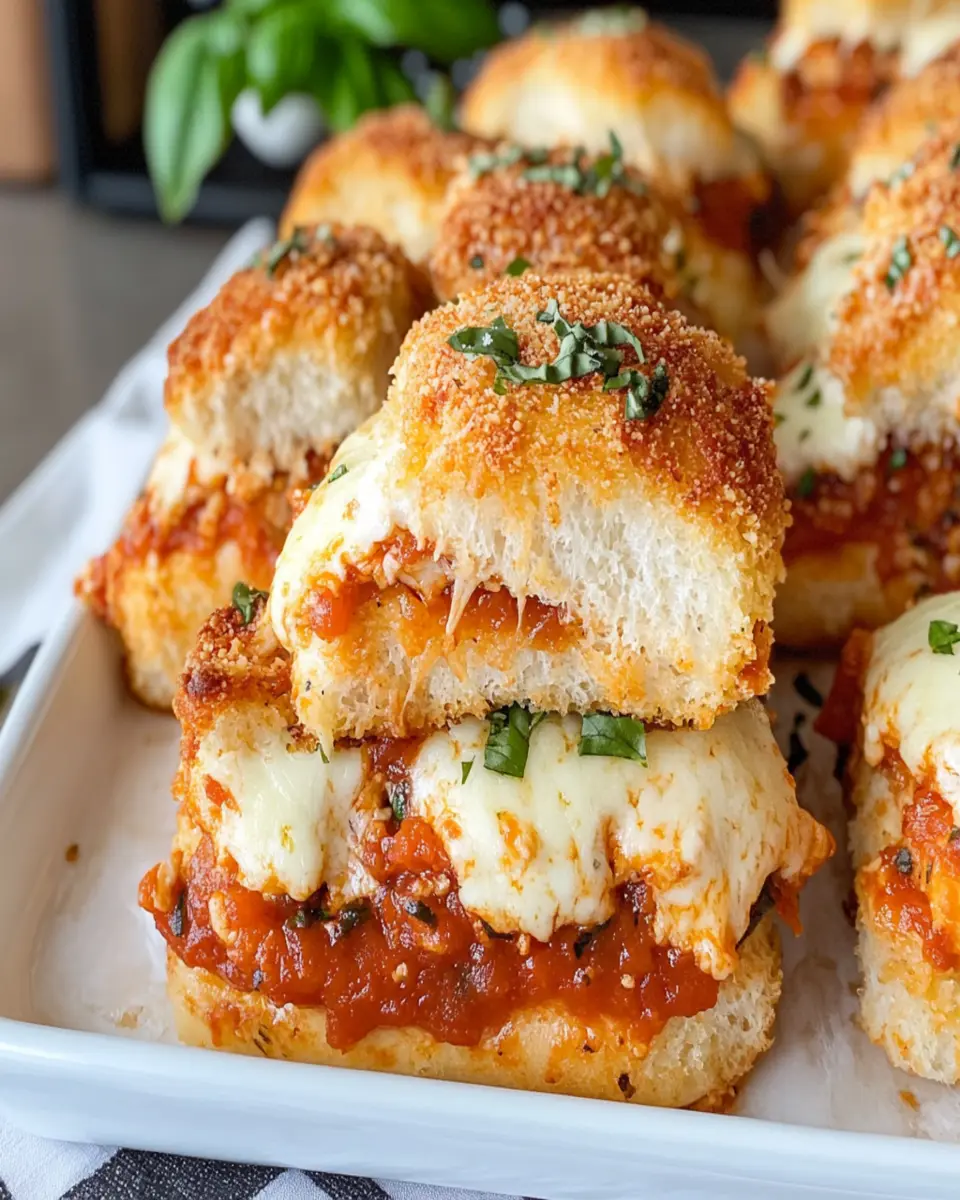 Chicken Parmesan Sliders First Image First Image