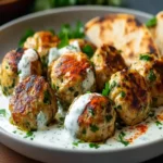 Chicken Kofta with Garlic Yogurt Sauce First Image First Image