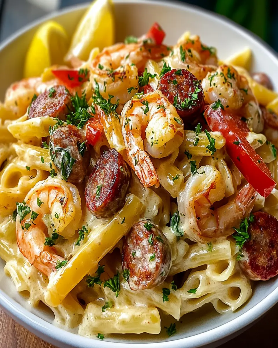 Creamy Pappadeaux Mardi Gras Pasta First Image First Image