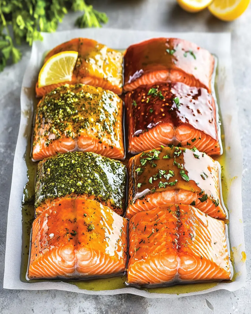 Six Easy Salmon Marinades First Image First Image