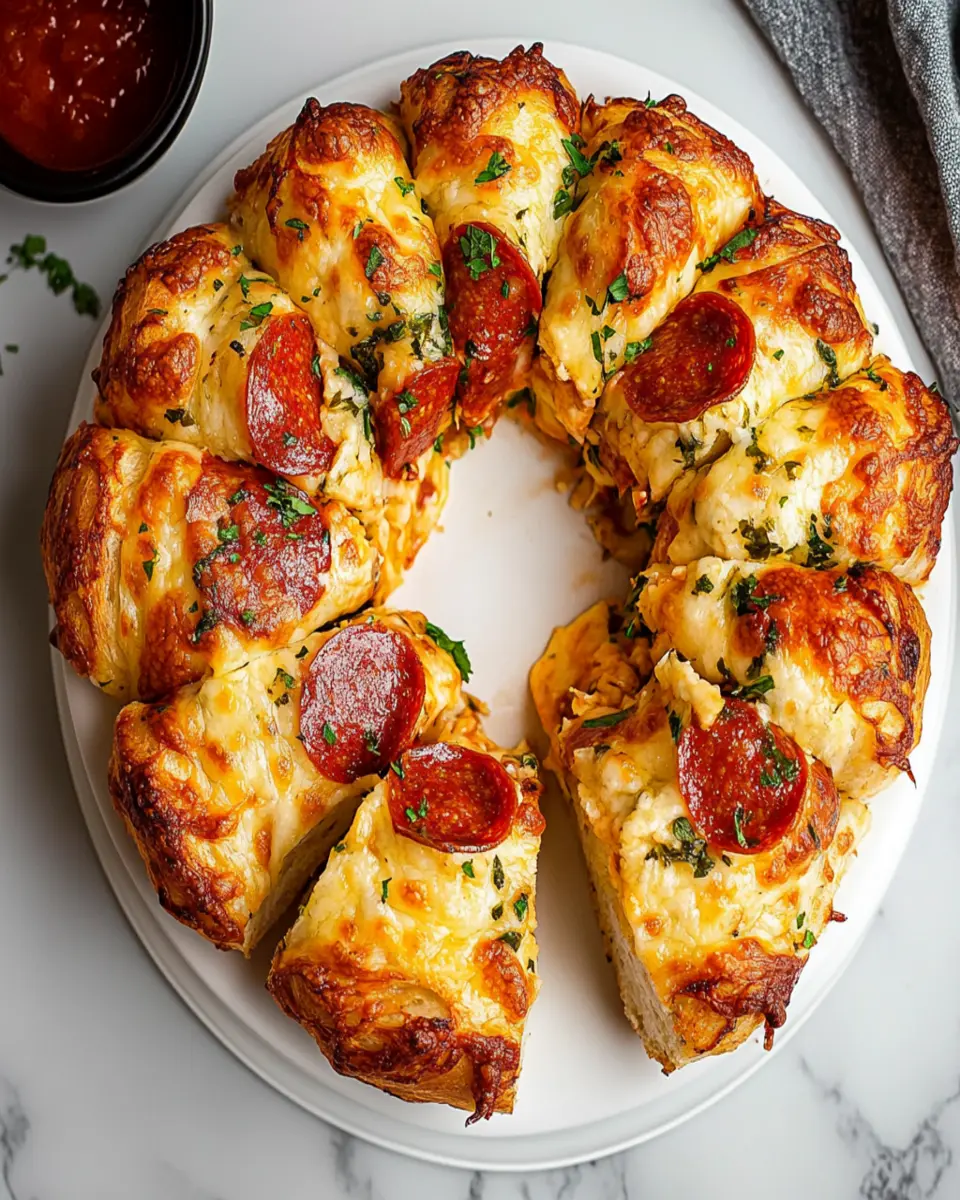 Pizza Pull Apart Bread First Image First Image