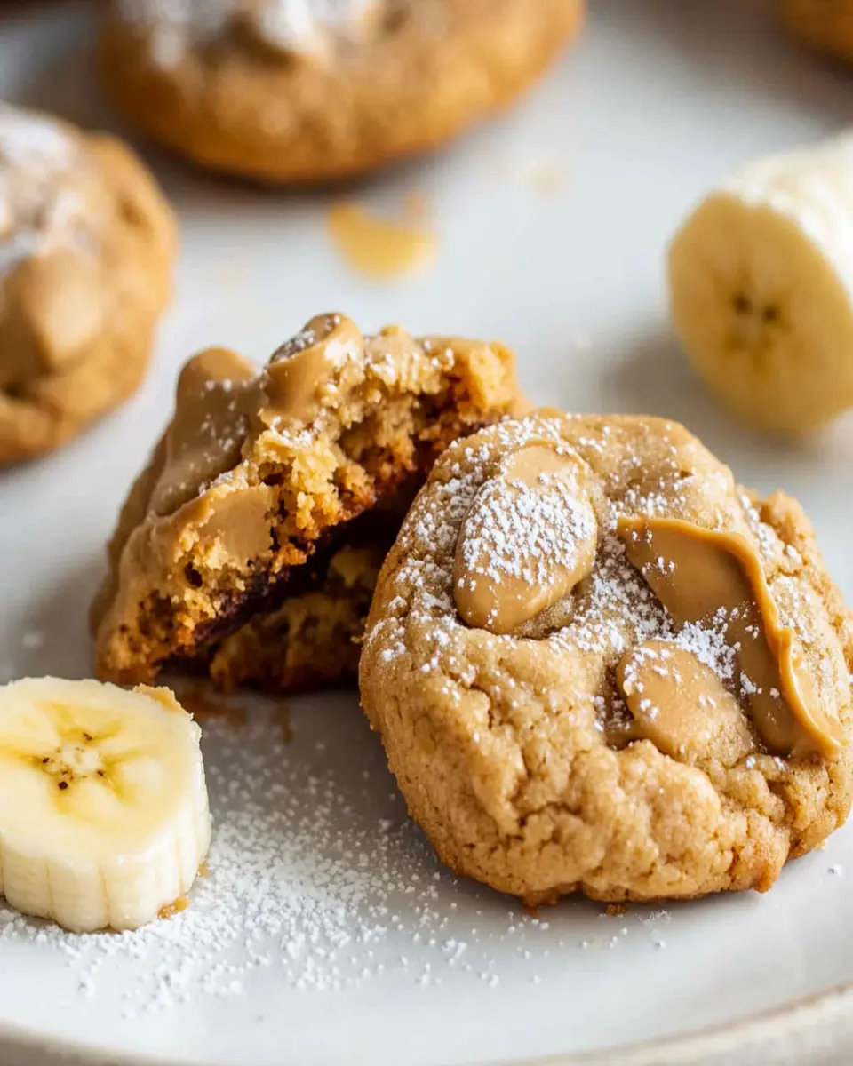 Peanut Butter Banana Cookies First Image First Image