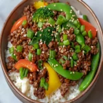 Teriyaki Bowl with Veggie Ground Beef First Image First Image