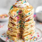 Homemade Funfetti Pancakes (Birthday Cake Pancakes) First Image First Image