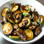Balsamic Roasted Zucchini and Mushrooms First Image First Image