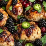 Jalapeño Blackberry Chicken First Image First Image
